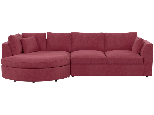 Диван угловой радиусный Бэфри SR1604