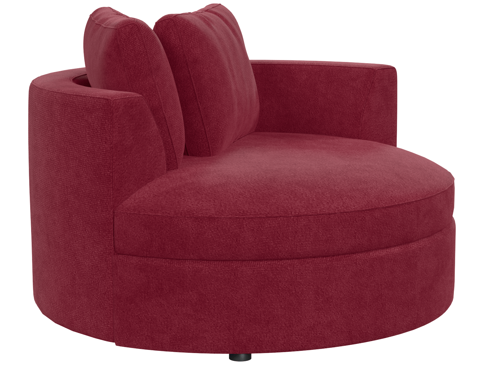 Двухместный тканевый диван Кларке серое, вид полубоком