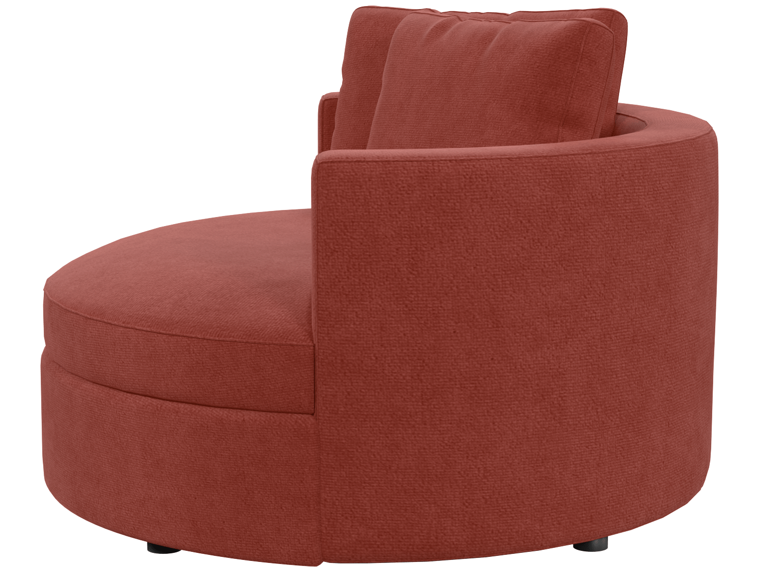 Двухместный тканевый диван Кларке серое, вид полубоком