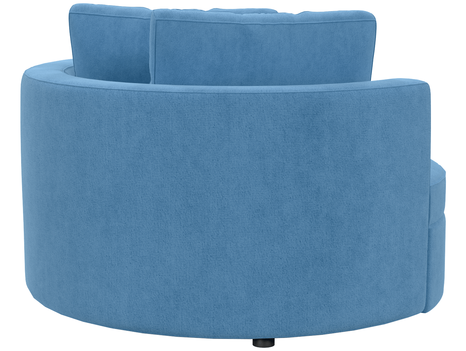 Двухместный тканевый диван Кларке серое, вид боком