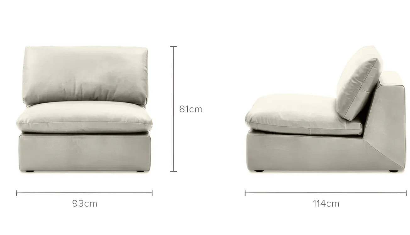 Габаритные размеры кресла модуль Портулак