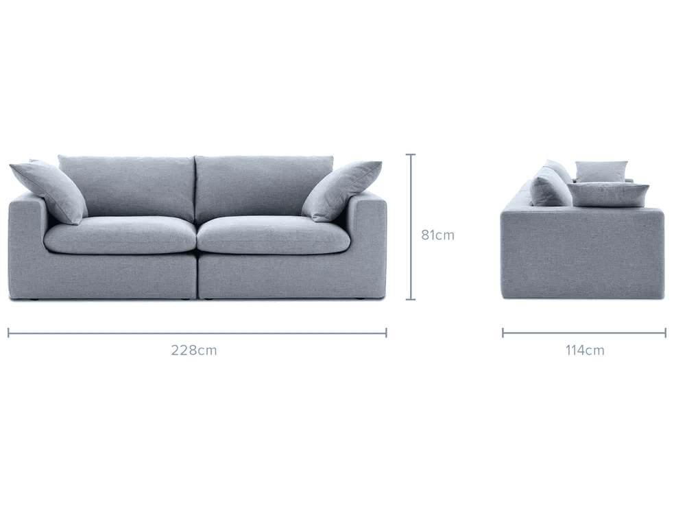 Габаритные размеры кресла модуль Портулак