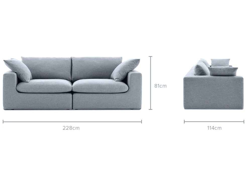 Габаритные размеры кресла модуль Портулак