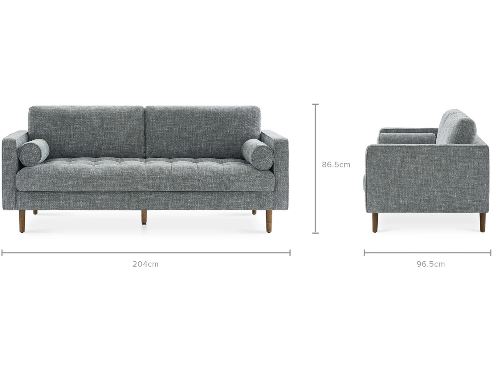 Габаритные размеры кресла модуль Портулак