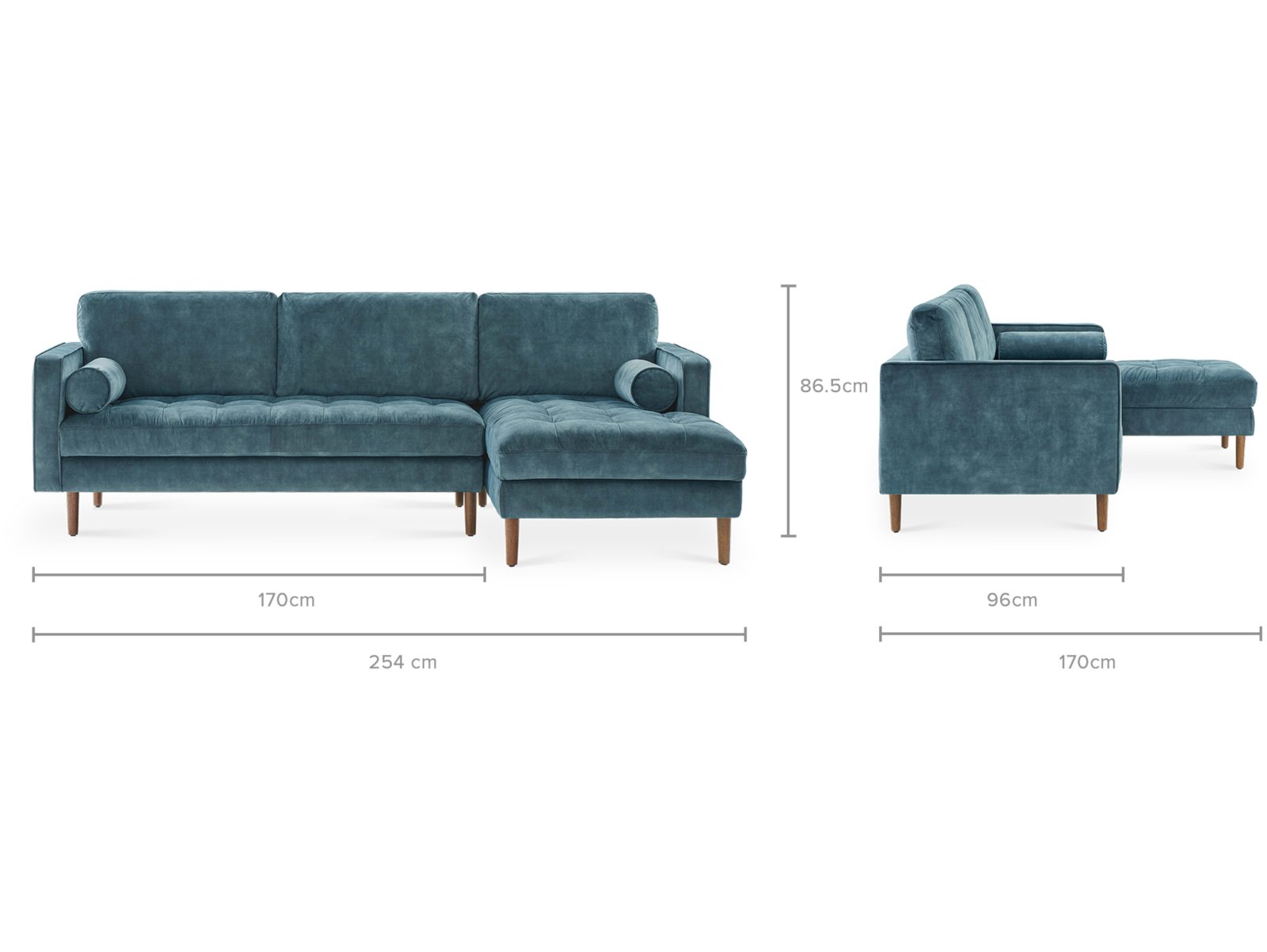 Габаритные размеры кресла модуль Портулак